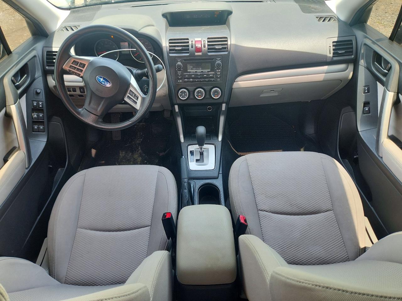 2014 Subaru Forester Green vin: JF2SJAAC5EH449902