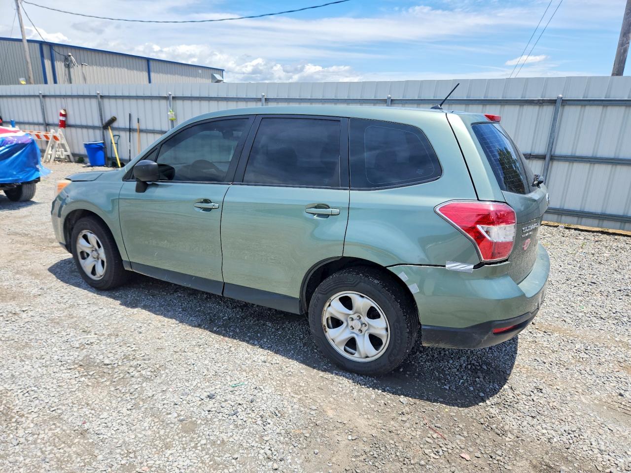 2014 Subaru Forester Green vin: JF2SJAAC5EH449902