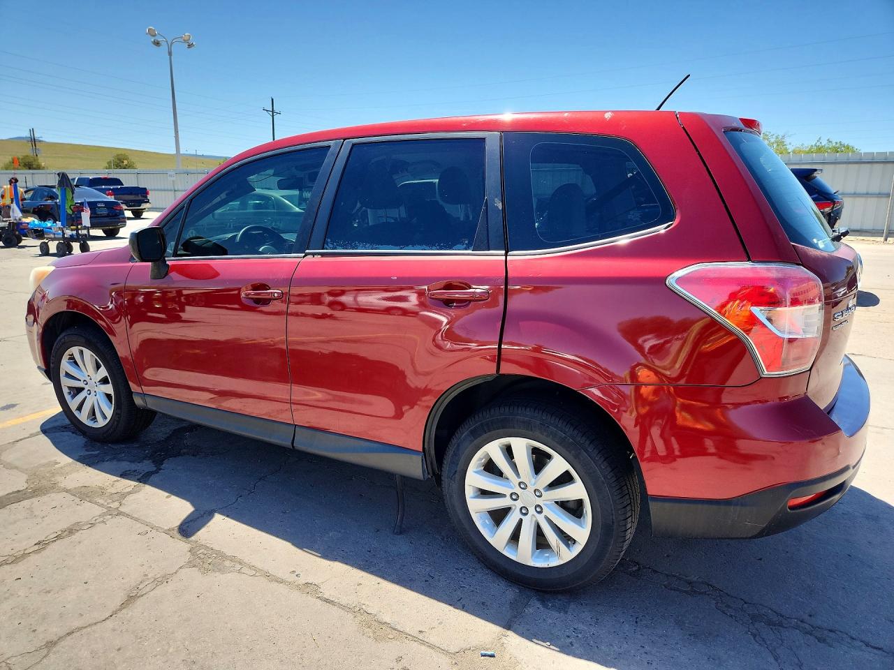 2014 Subaru Forester 2.5i Burgundy vin: JF2SJAAC5EH459958