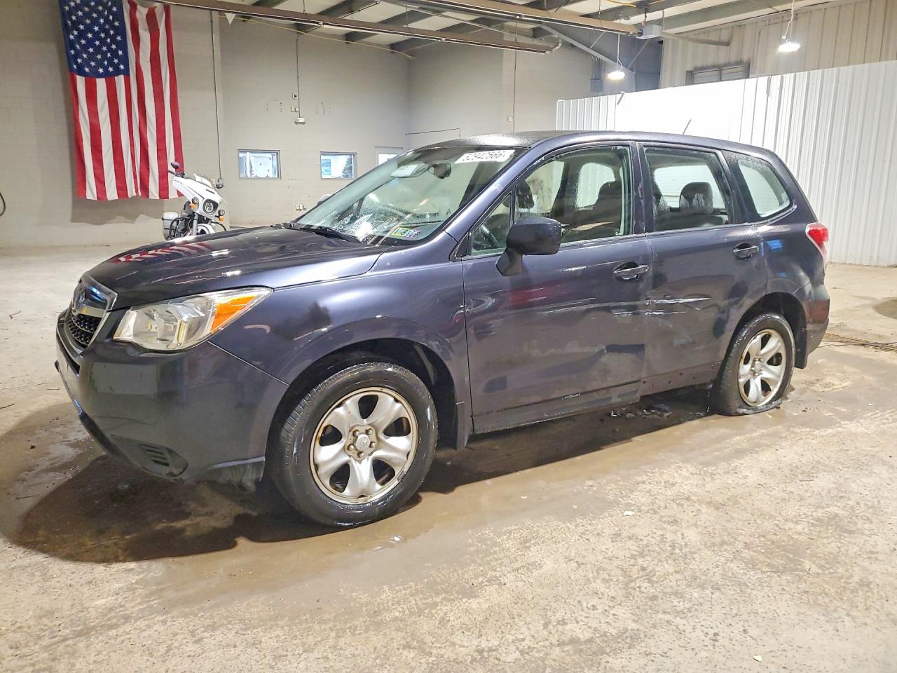 2014 Subaru Forester 2.5i Gray vin: JF2SJAAC5EH509080