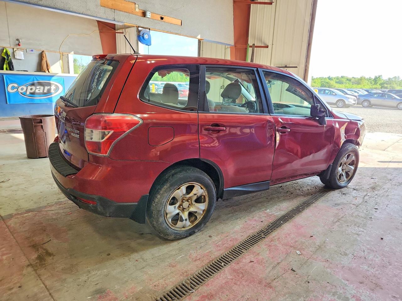 2014 Subaru Forester 2.5i Red vin: JF2SJAAC5EH512061