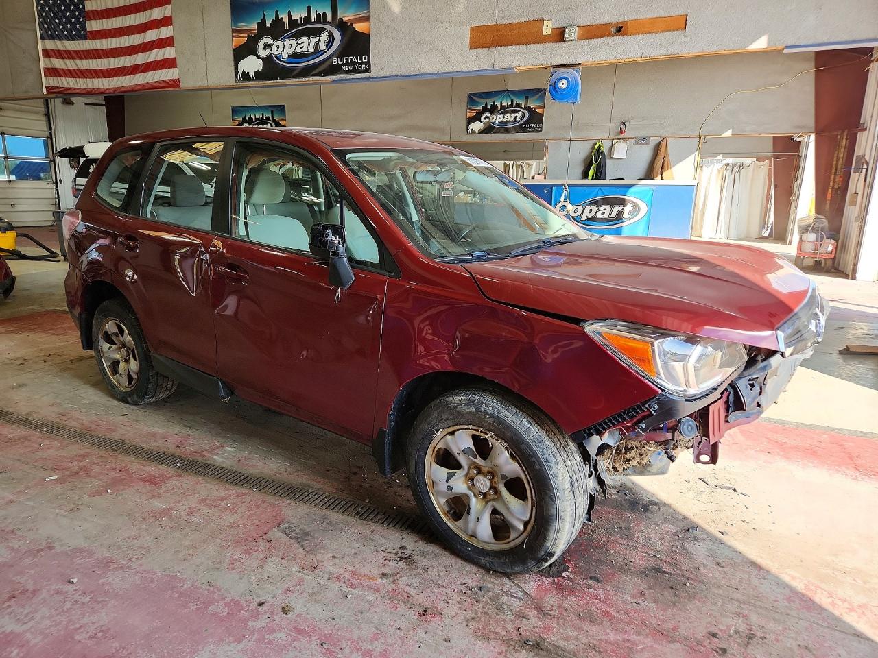 2014 Subaru Forester 2.5i Red vin: JF2SJAAC5EH512061