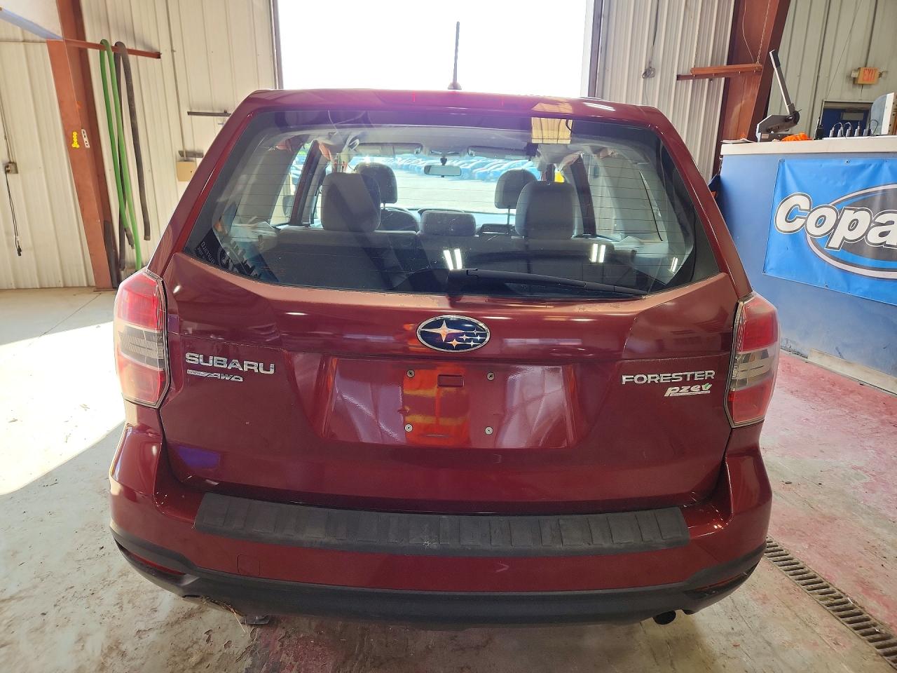 2014 Subaru Forester 2.5i Red vin: JF2SJAAC5EH512061