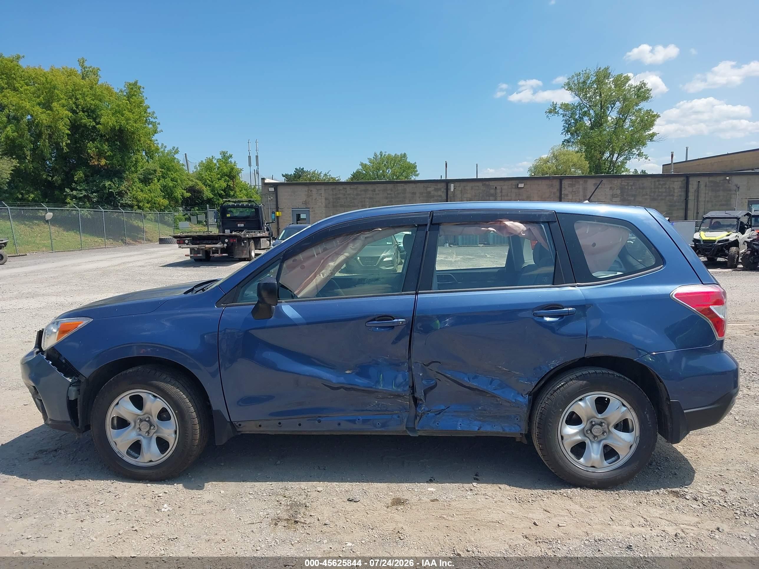 2014 Subaru Forester 2.5i Blue vin: JF2SJAAC6EG410998
