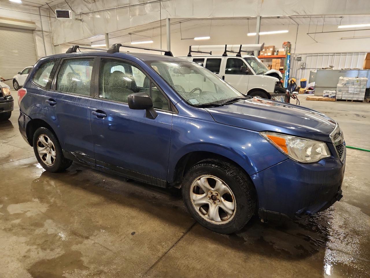 2014 Subaru Forester 2.5i Blue vin: JF2SJAAC6EH410834