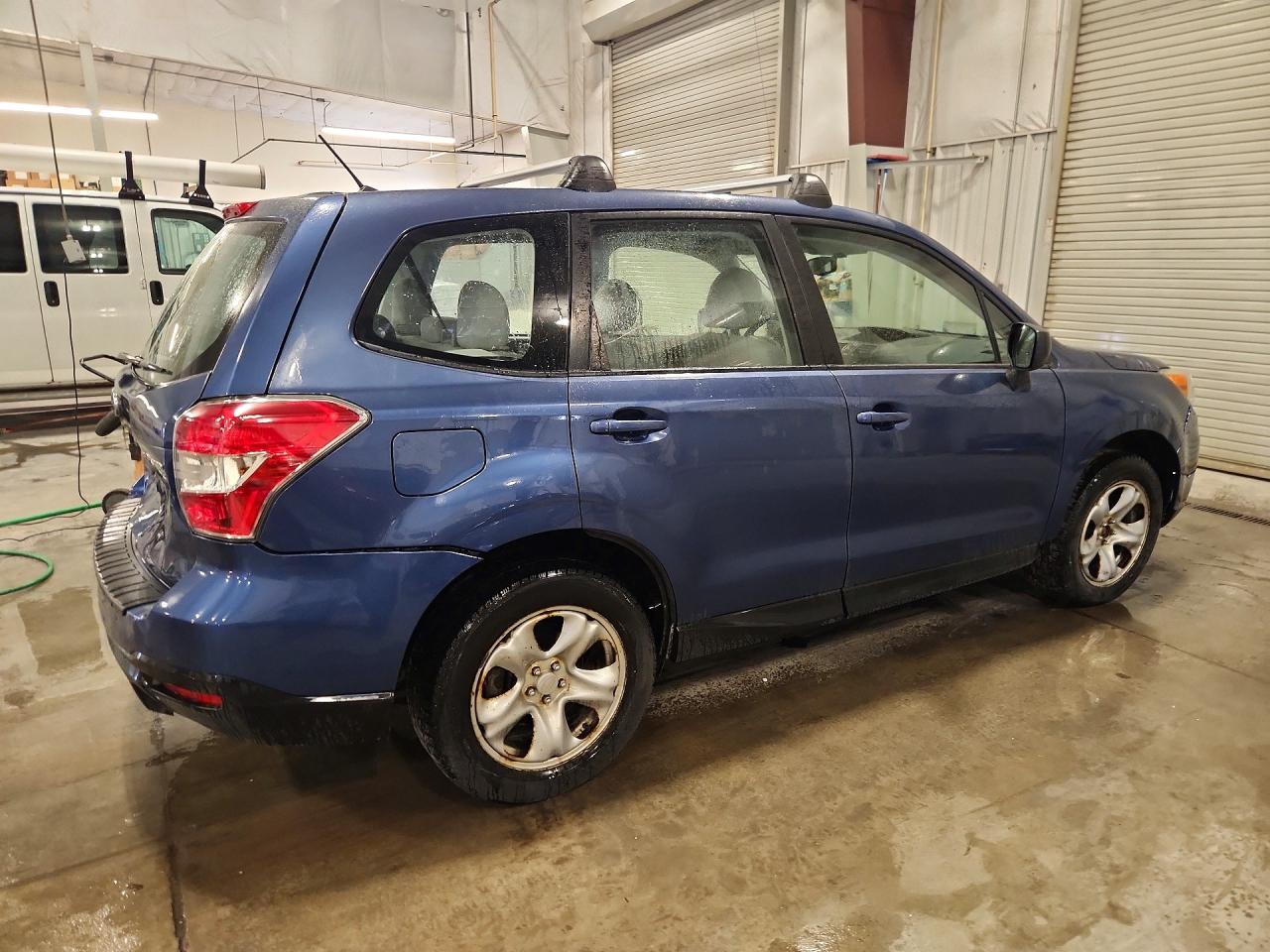 2014 Subaru Forester 2.5i Blue vin: JF2SJAAC6EH410834