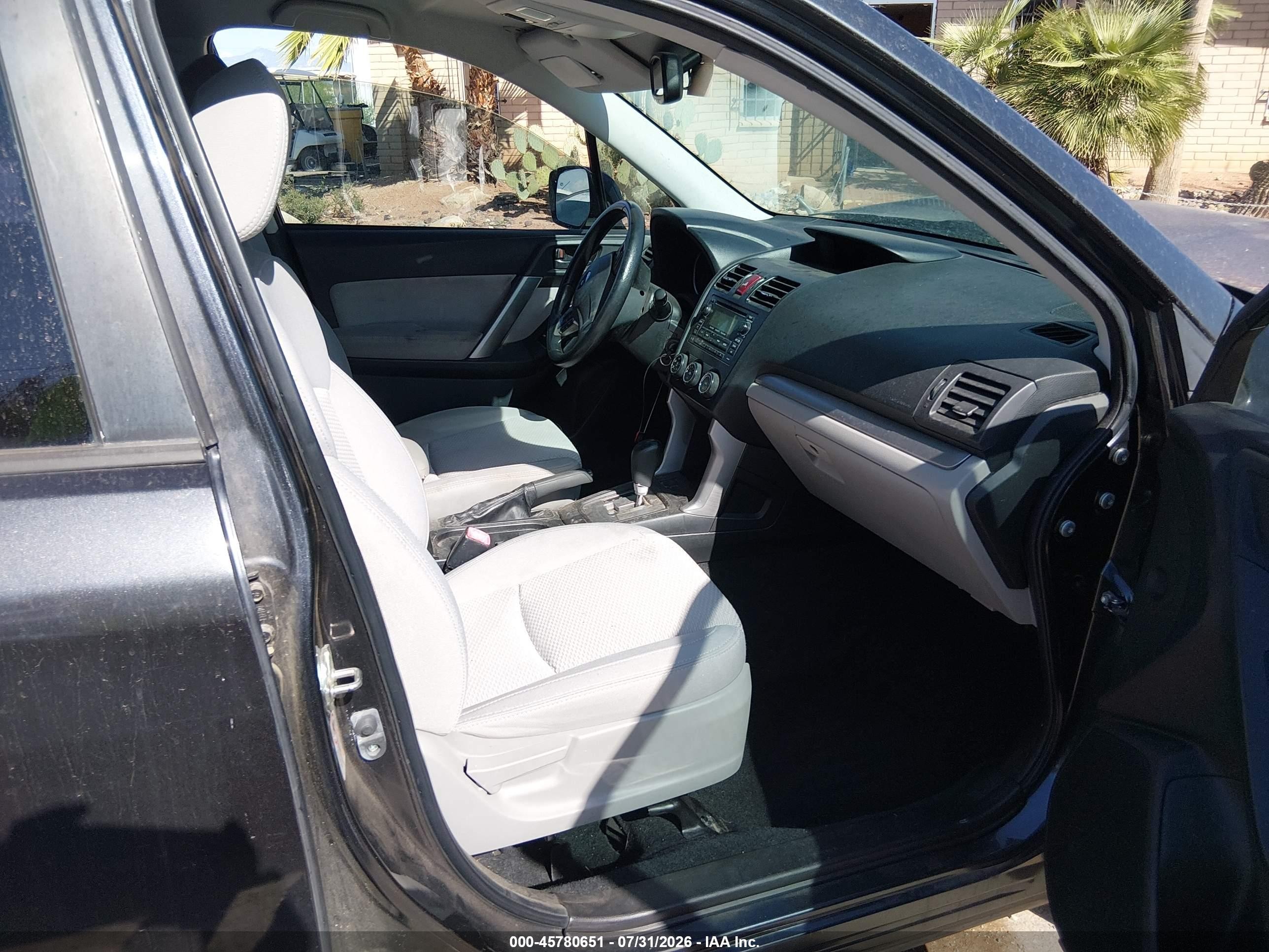 2014 Subaru Forester 2.5i Black vin: JF2SJAAC6EH458706