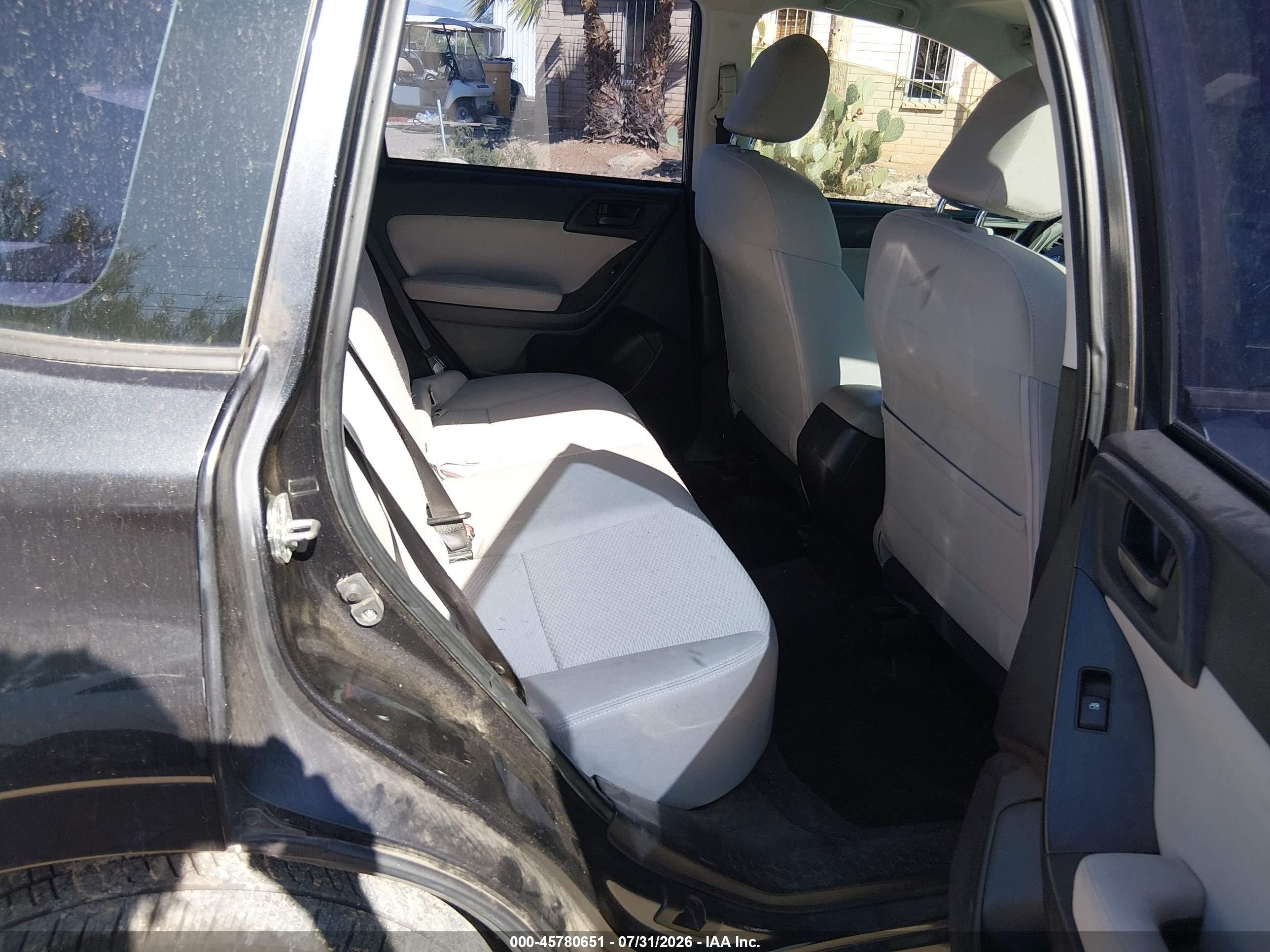2014 Subaru Forester 2.5i Black vin: JF2SJAAC6EH458706