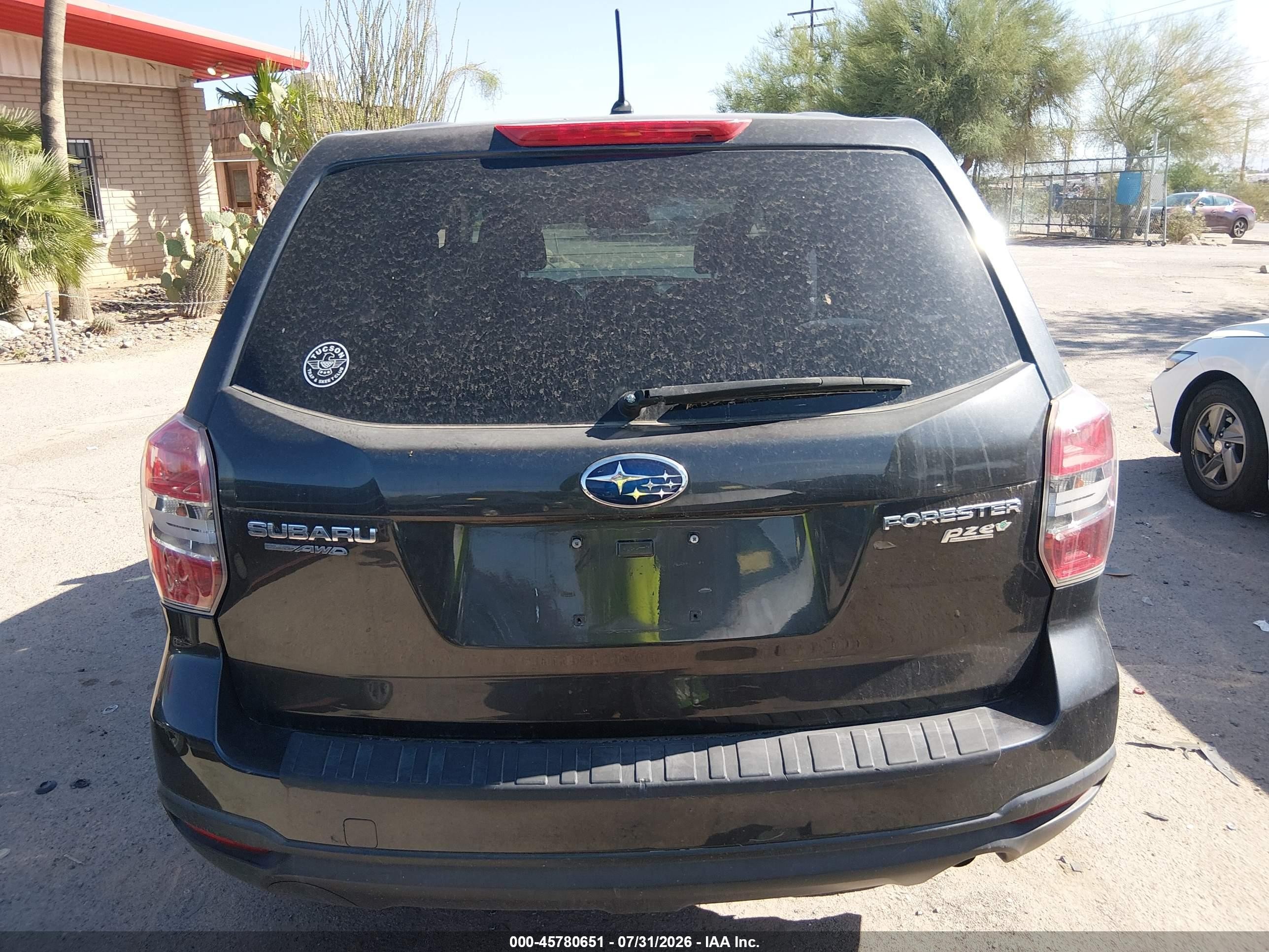 2014 Subaru Forester 2.5i Black vin: JF2SJAAC6EH458706