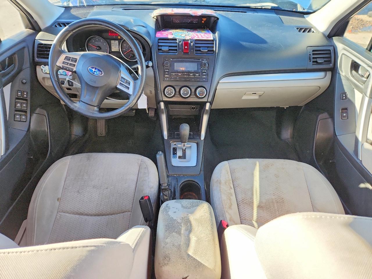 2014 Subaru Forester 2.5i White vin: JF2SJAAC6EH482553