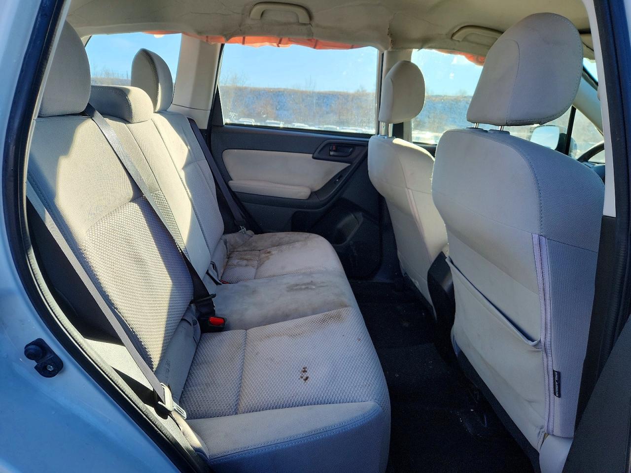 2014 Subaru Forester 2.5i White vin: JF2SJAAC6EH482553