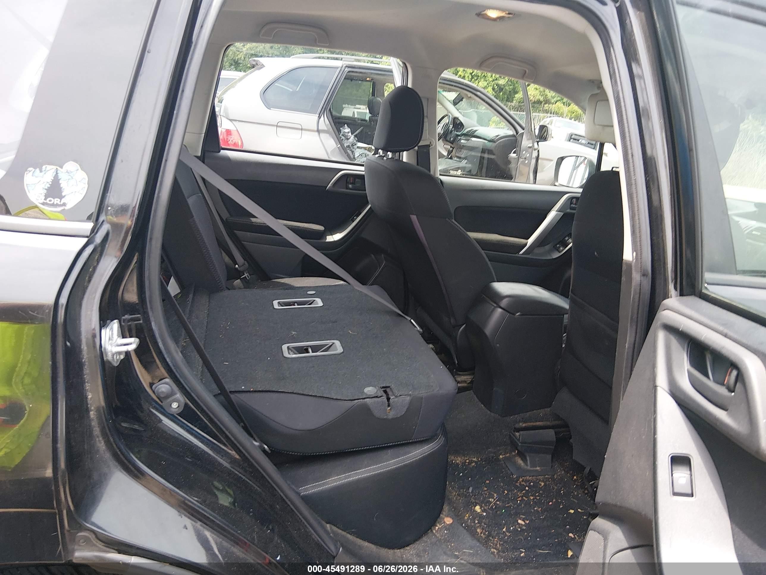 2014 Subaru Forester 2.5i Черный vin: JF2SJAAC6EH485081