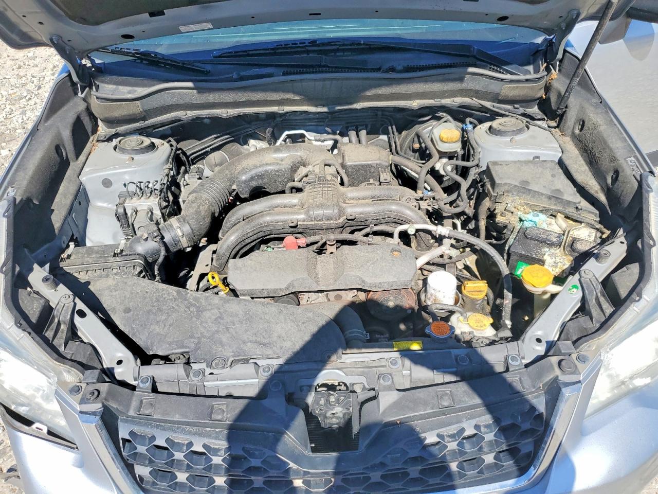 2014 Subaru Forester 2.5i Silver vin: JF2SJAAC6EH507385