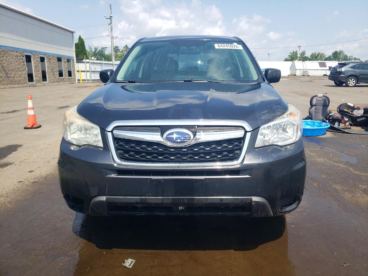 2015 Subaru Forester 2.5i Gray vin: JF2SJAAC6FH532837