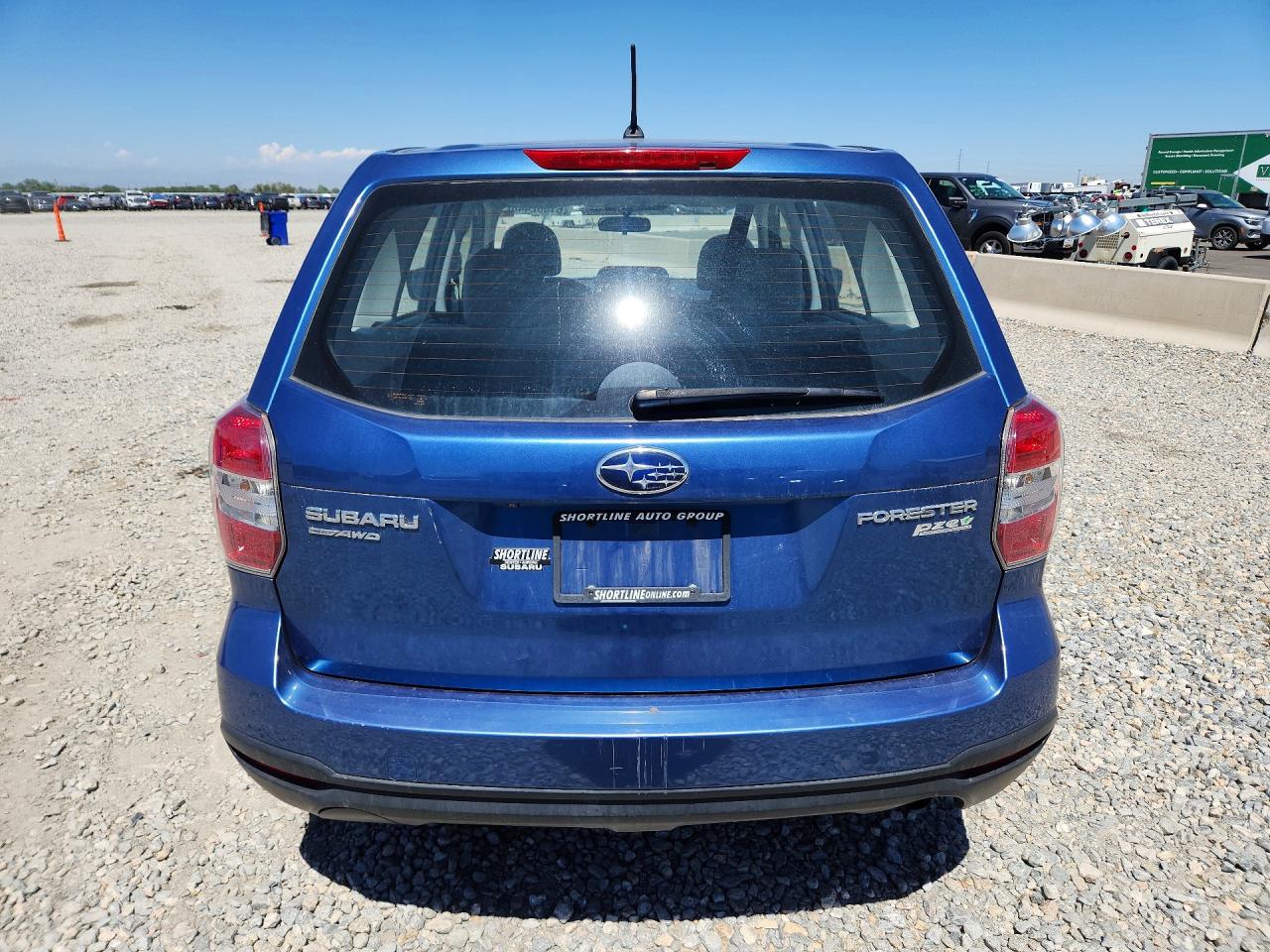 2015 Subaru Forester 2.5i Blue vin: JF2SJAAC6FH568673