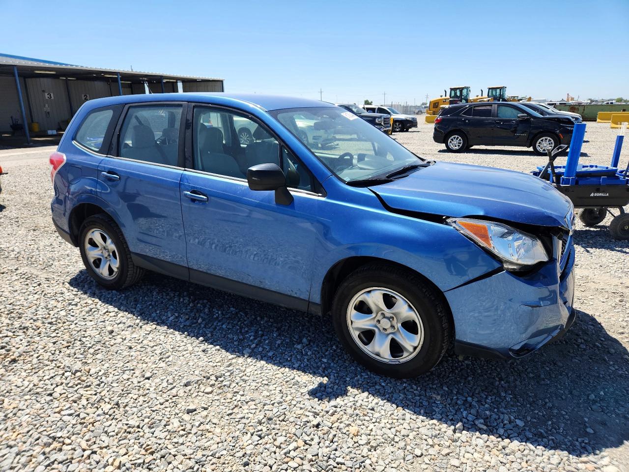 2015 Subaru Forester 2.5i Blue vin: JF2SJAAC6FH568673