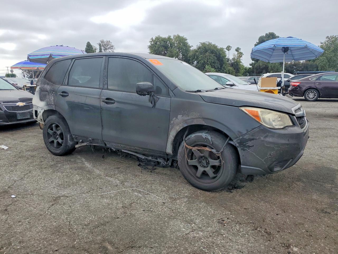 2014 Subaru Forester 2.5i Black vin: JF2SJAAC7EG420505
