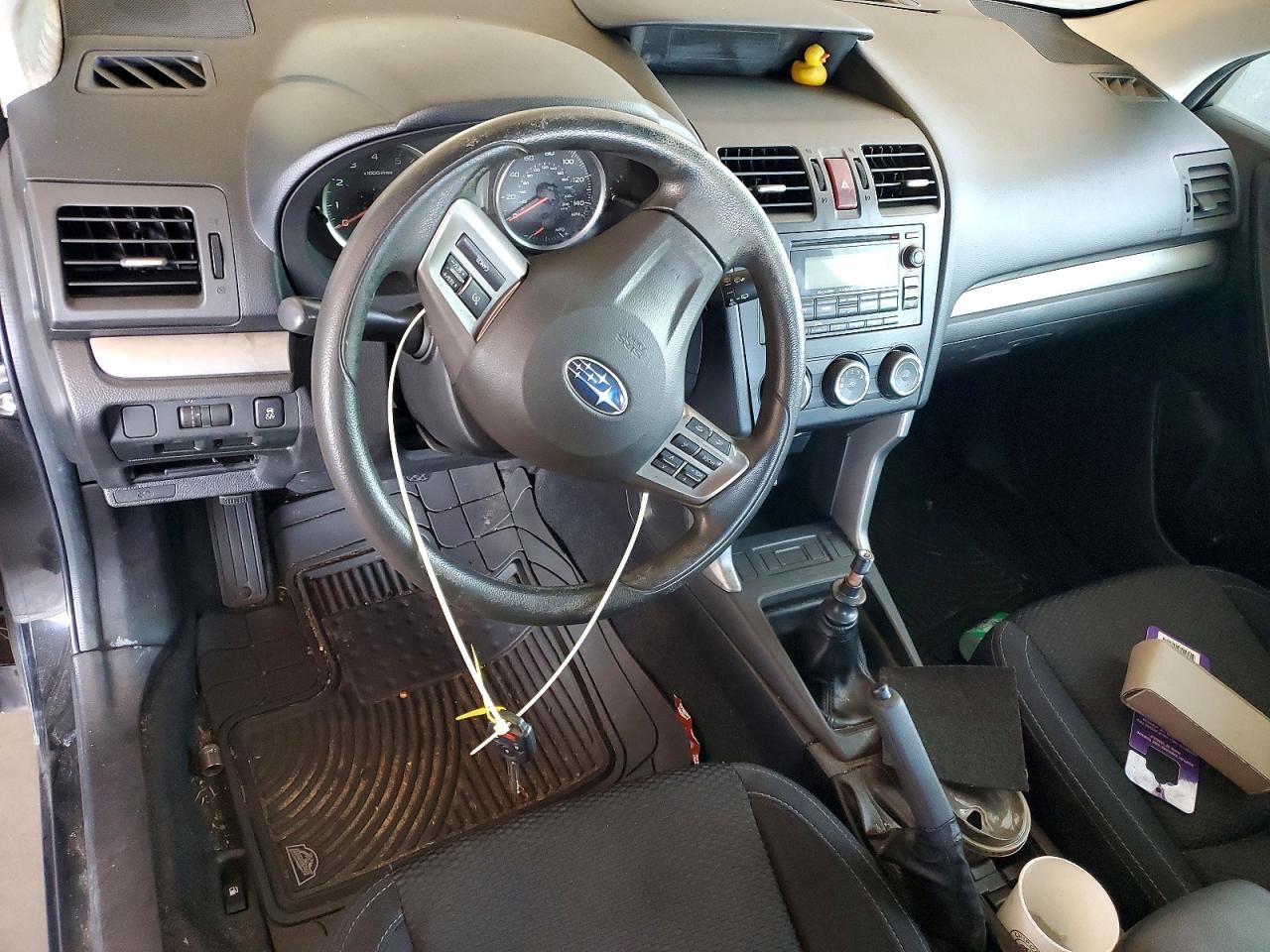 2014 Subaru Forester 2.5i Black vin: JF2SJAAC7EG420505