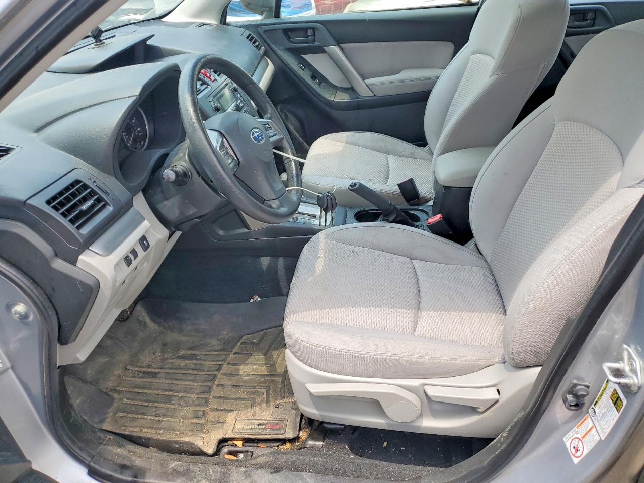 2014 Subaru Forester 2.5i Серебряный vin: JF2SJAAC7EH416402