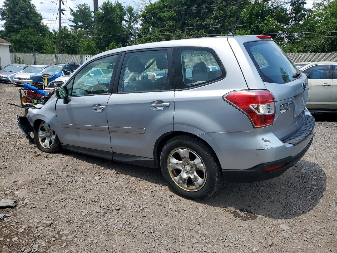 2014 Subaru Forester 2.5i Серебряный vin: JF2SJAAC7EH416402