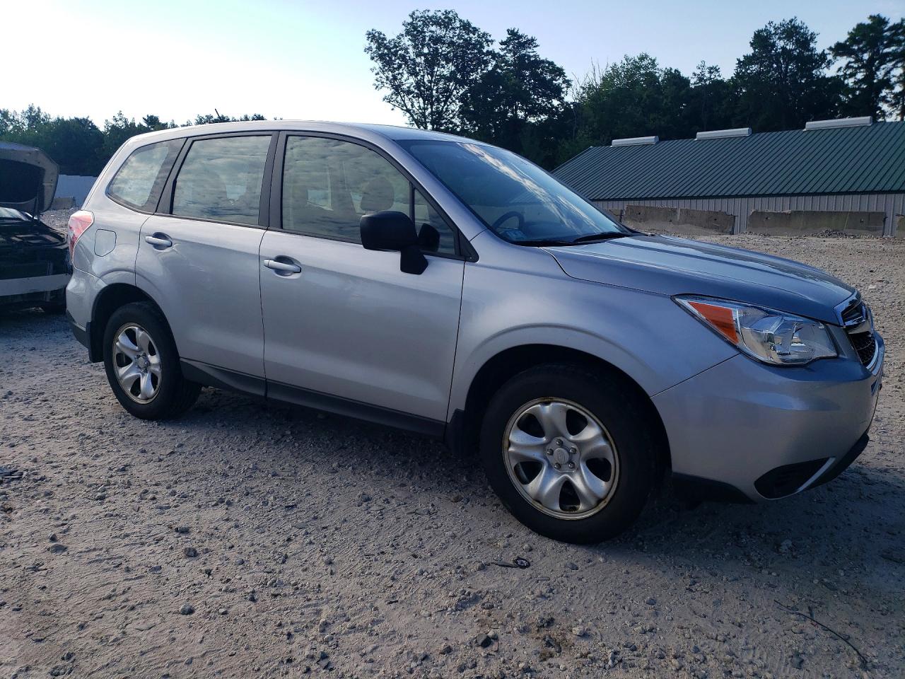 2014 Subaru Forester 2.5i Silver vin: JF2SJAAC7EH441591
