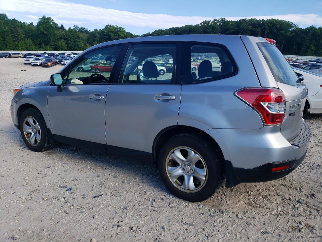 2014 Subaru Forester 2.5i Silver vin: JF2SJAAC7EH441591