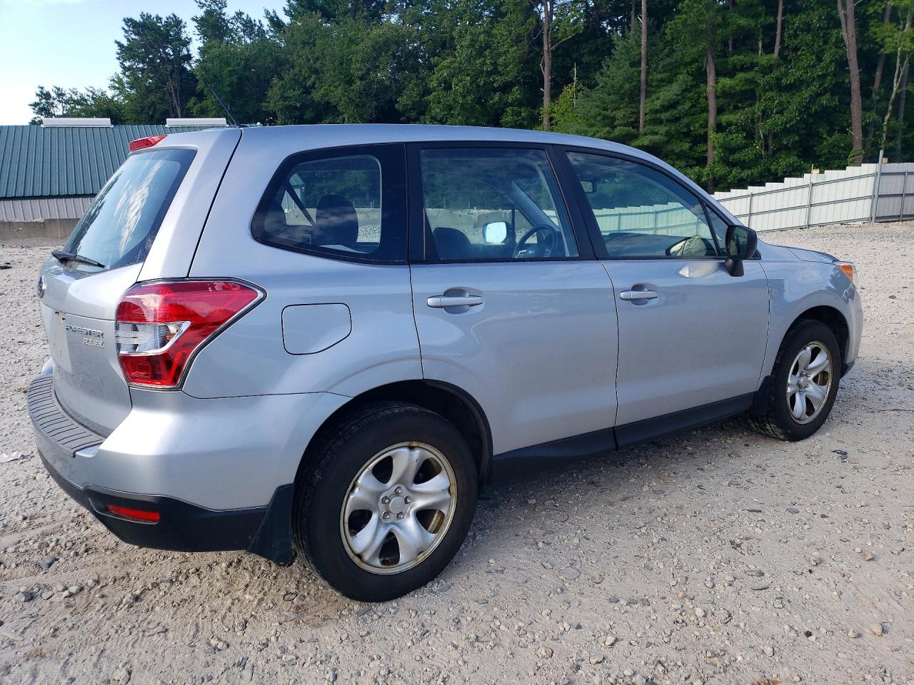 2014 Subaru Forester 2.5i Silver vin: JF2SJAAC7EH441591