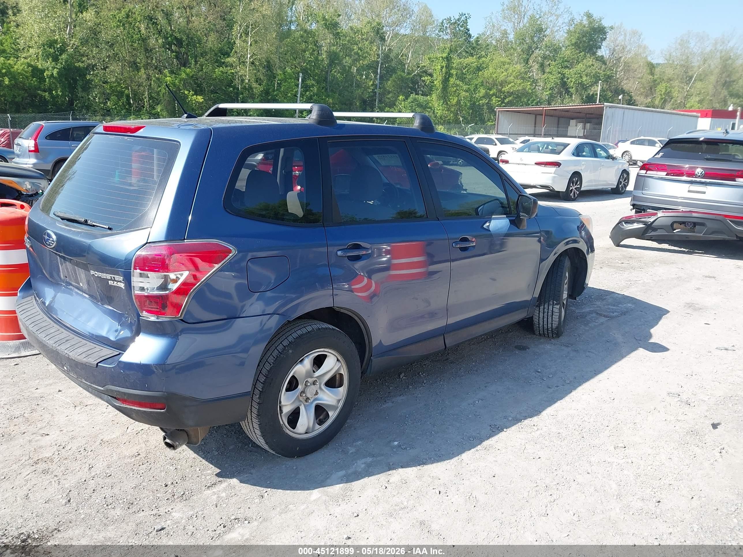 2014 Subaru Forester 2.5i Синий vin: JF2SJAAC7EH441686