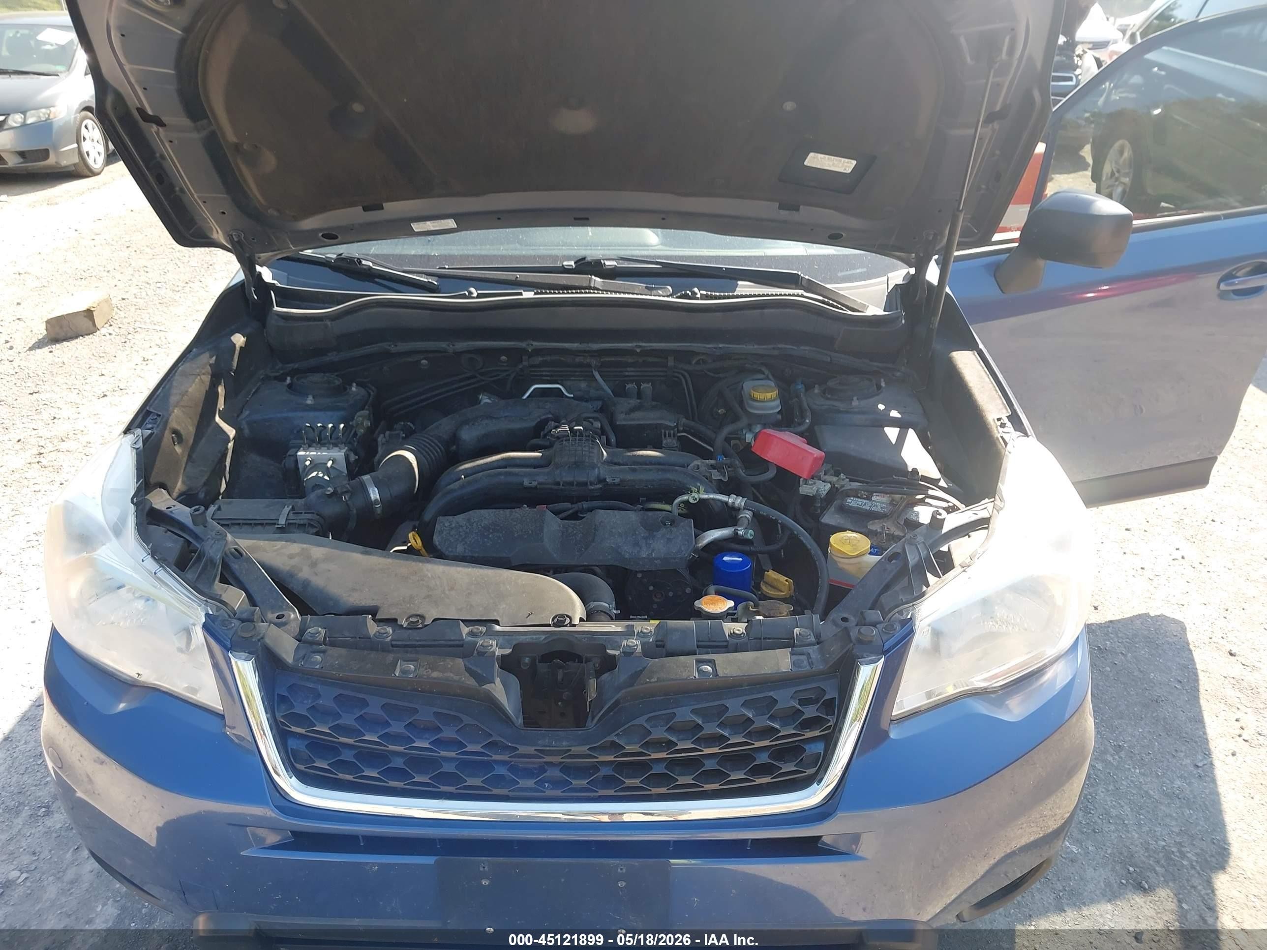 2014 Subaru Forester 2.5i Синий vin: JF2SJAAC7EH441686