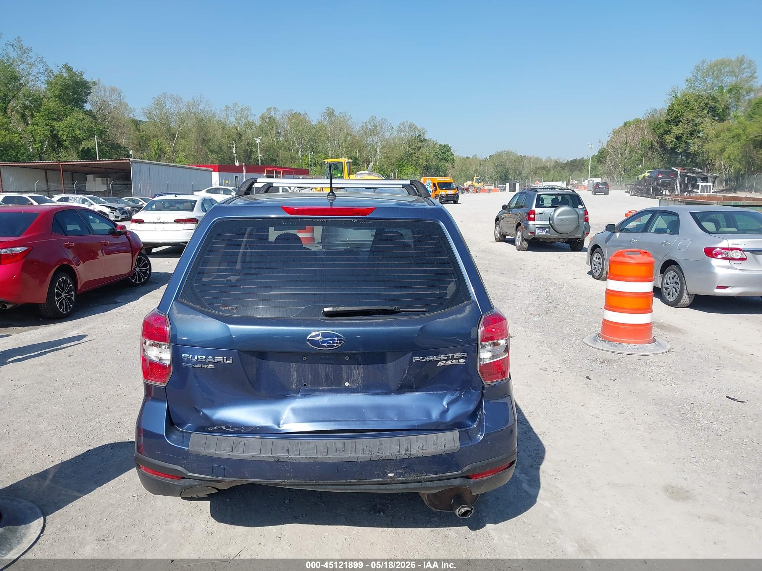 2014 Subaru Forester 2.5i Синий vin: JF2SJAAC7EH441686