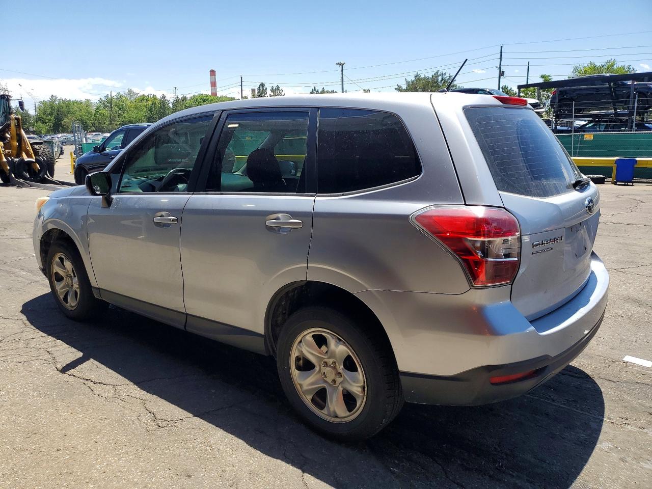 2014 Subaru Forester 2.5i Silver vin: JF2SJAAC7EH464305