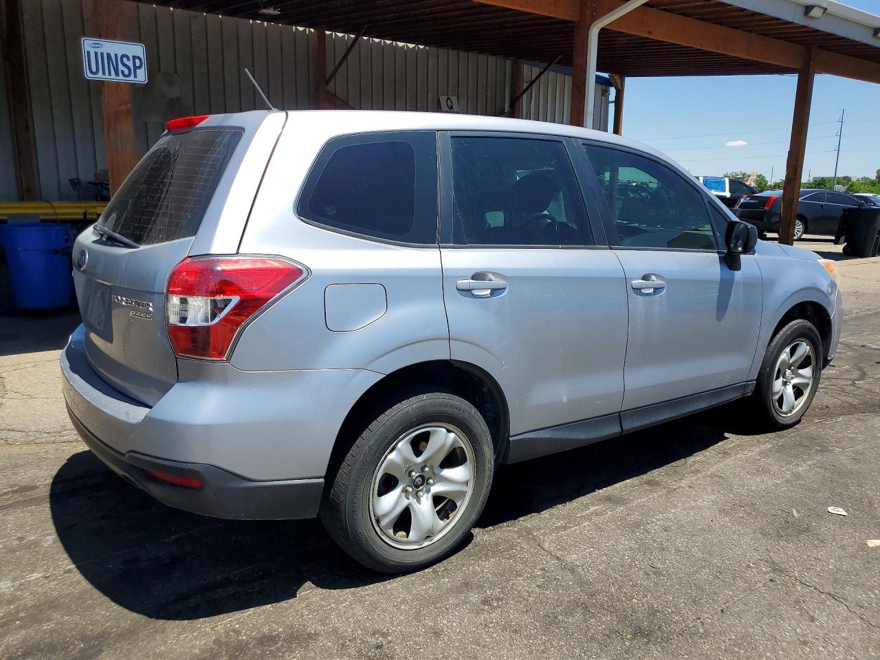 2014 Subaru Forester 2.5i Silver vin: JF2SJAAC7EH464305