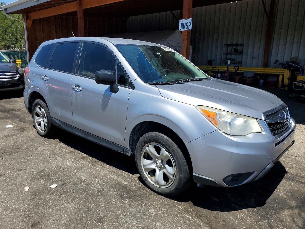 2014 Subaru Forester 2.5i Silver vin: JF2SJAAC7EH464305