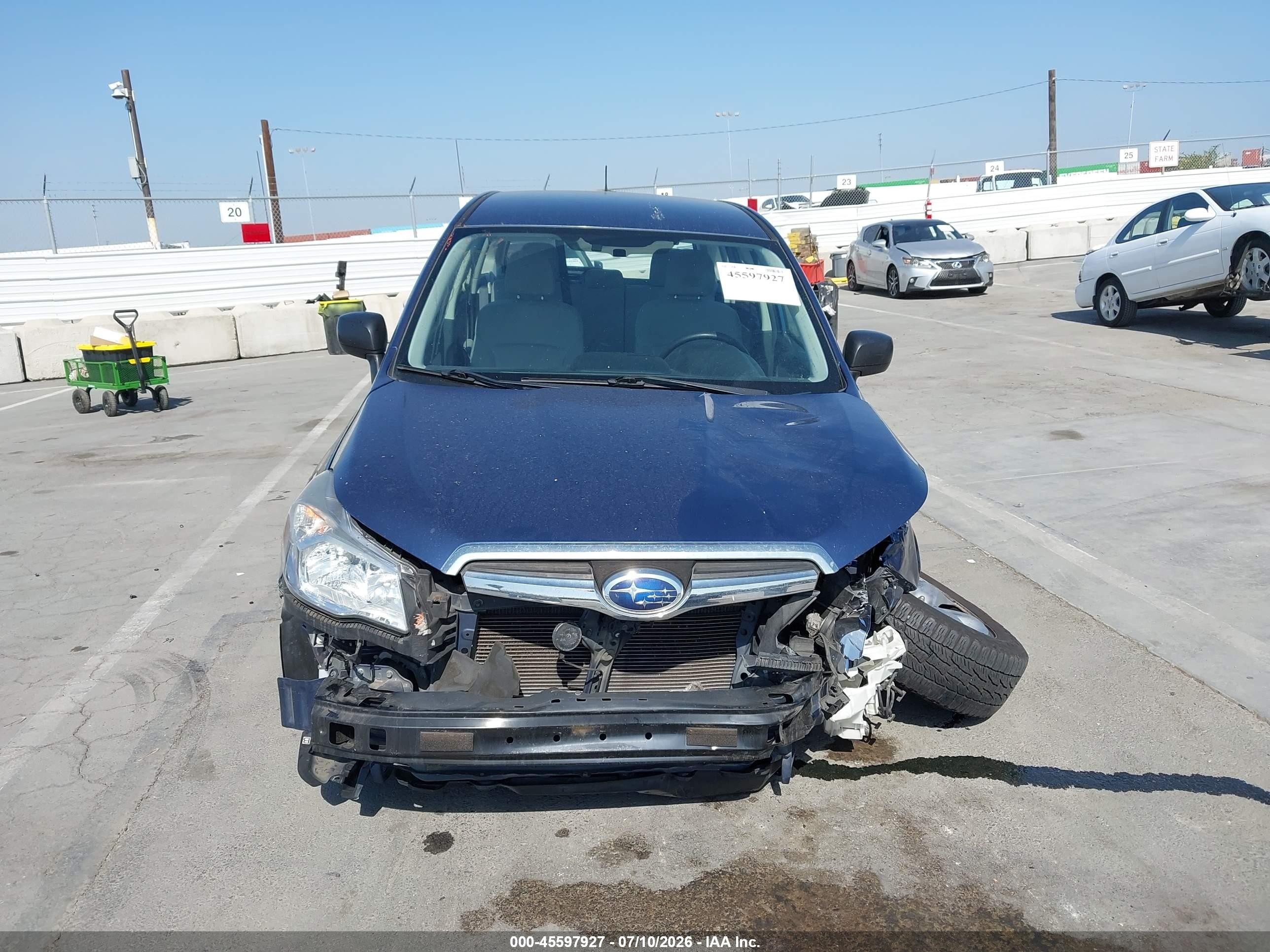 2014 Subaru Forester 2.5i Blue vin: JF2SJAAC7EH510019