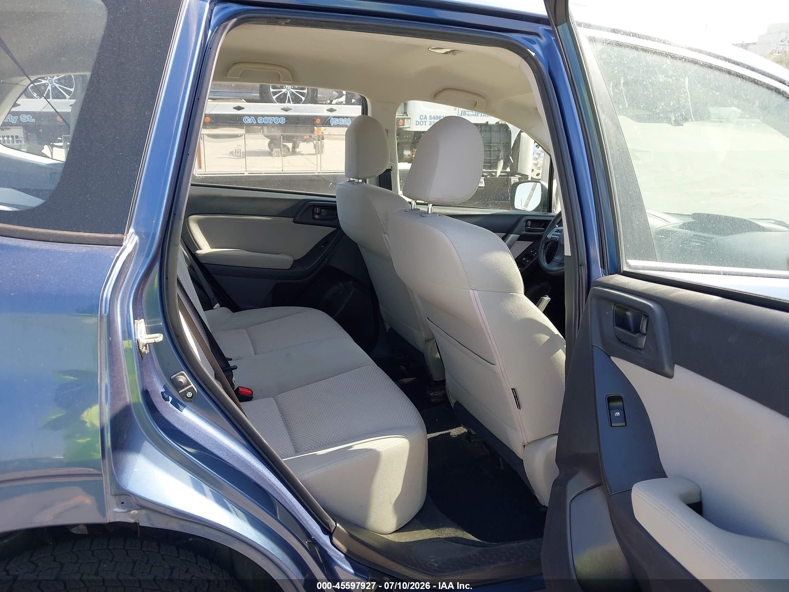 2014 Subaru Forester 2.5i Blue vin: JF2SJAAC7EH510019