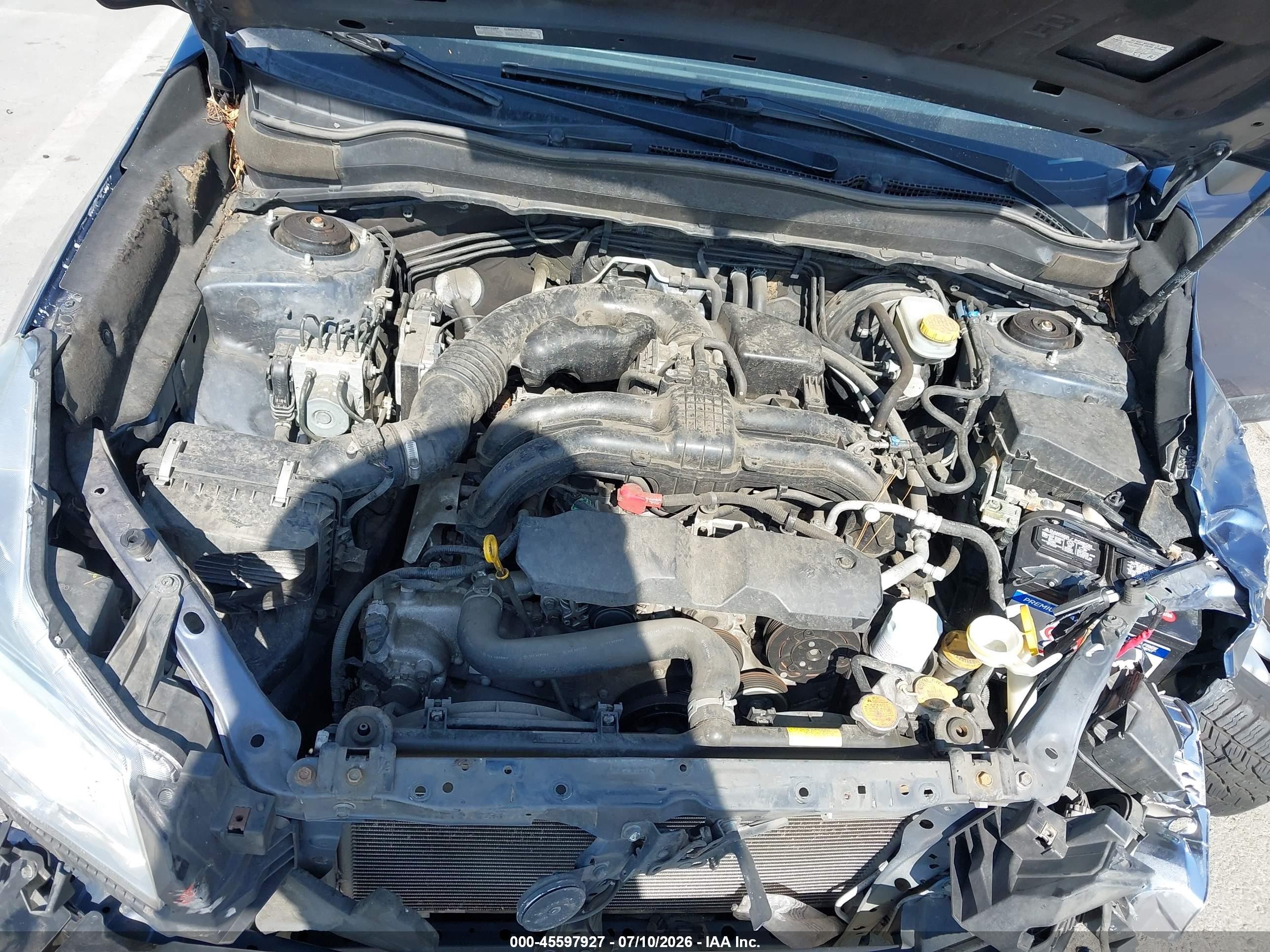 2014 Subaru Forester 2.5i Blue vin: JF2SJAAC7EH510019