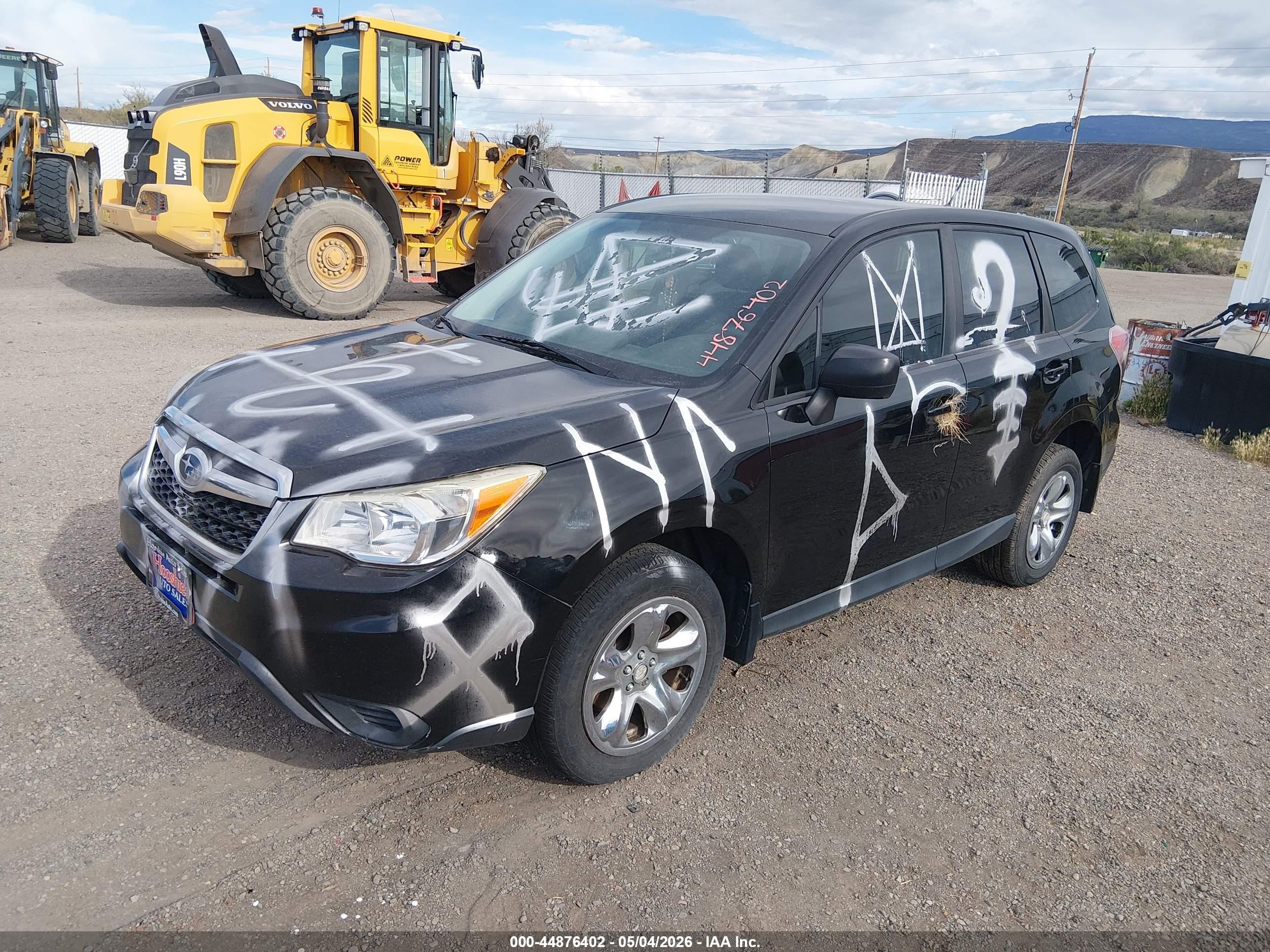2014 Subaru Forester 2.5i Black vin: JF2SJAAC7EH522171