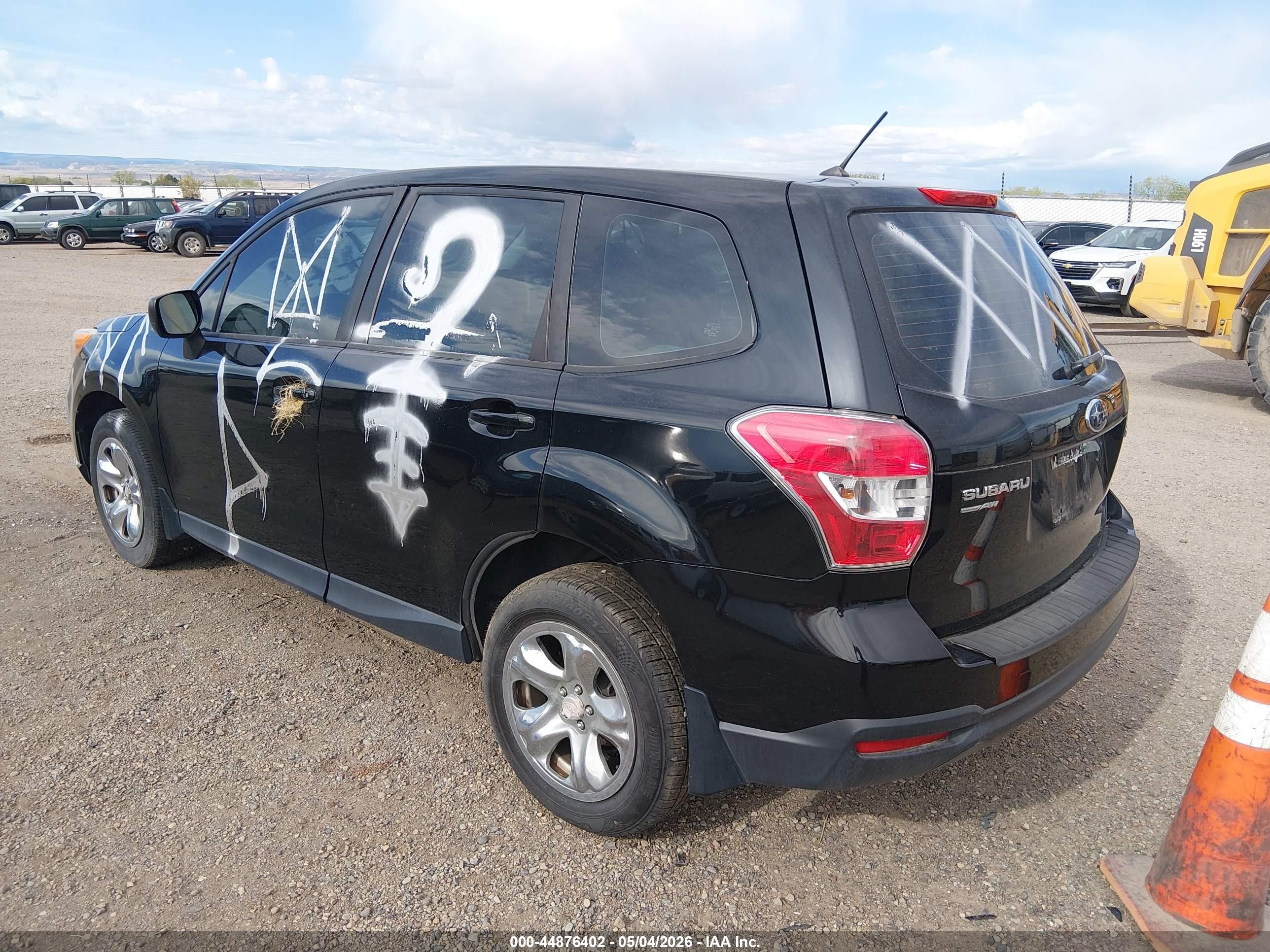 2014 Subaru Forester 2.5i Black vin: JF2SJAAC7EH522171