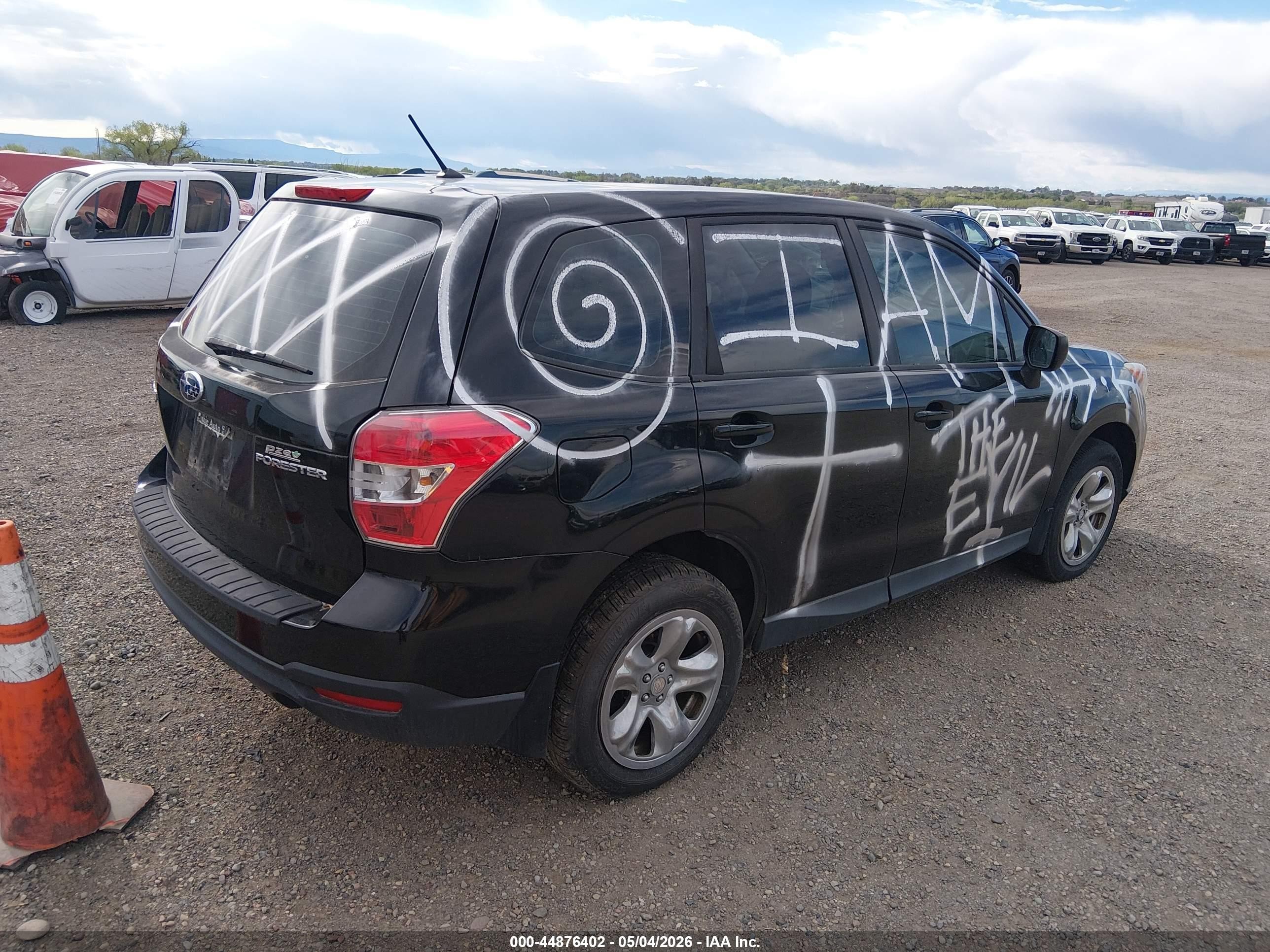 2014 Subaru Forester 2.5i Black vin: JF2SJAAC7EH522171