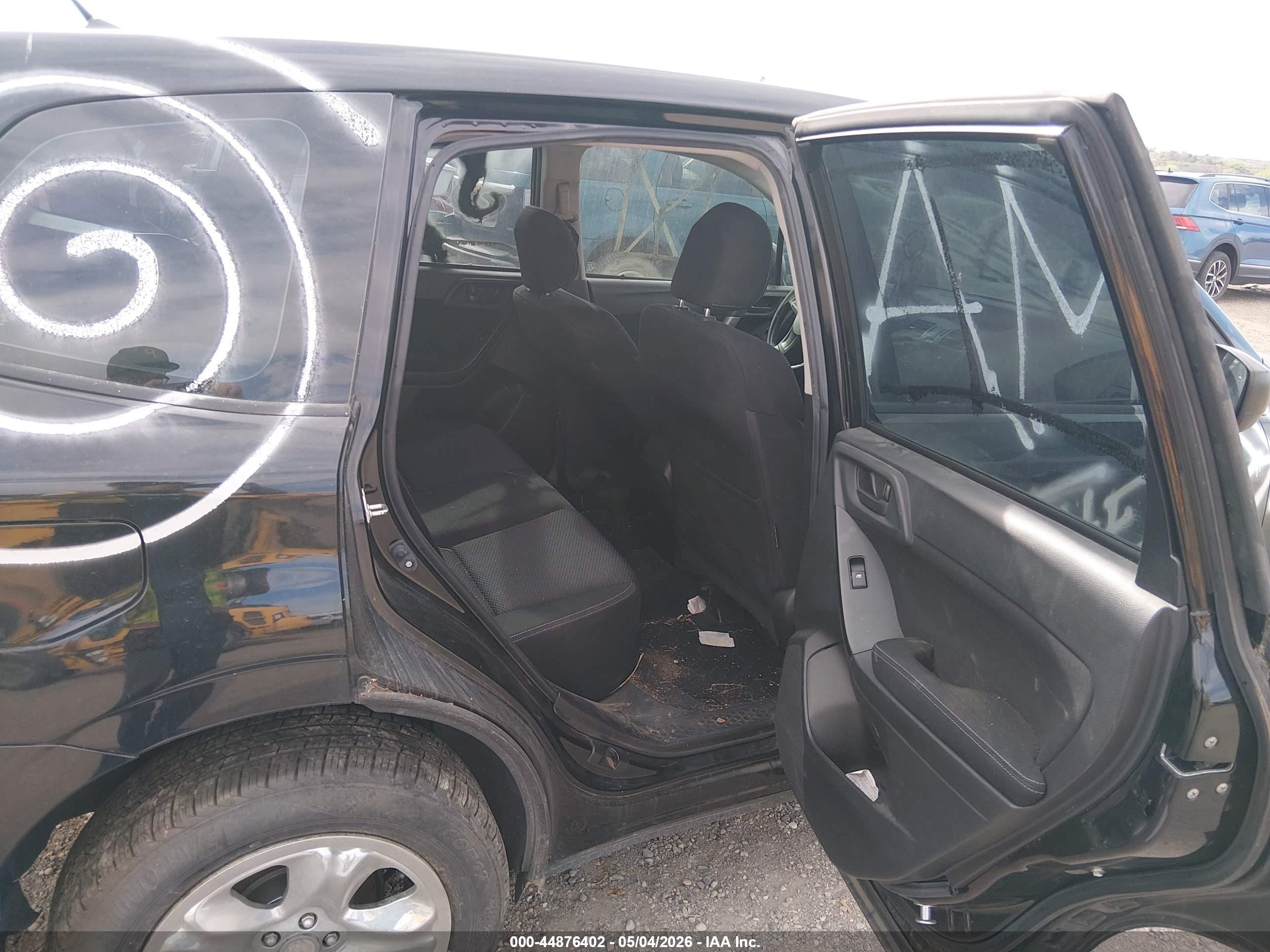 2014 Subaru Forester 2.5i Black vin: JF2SJAAC7EH522171