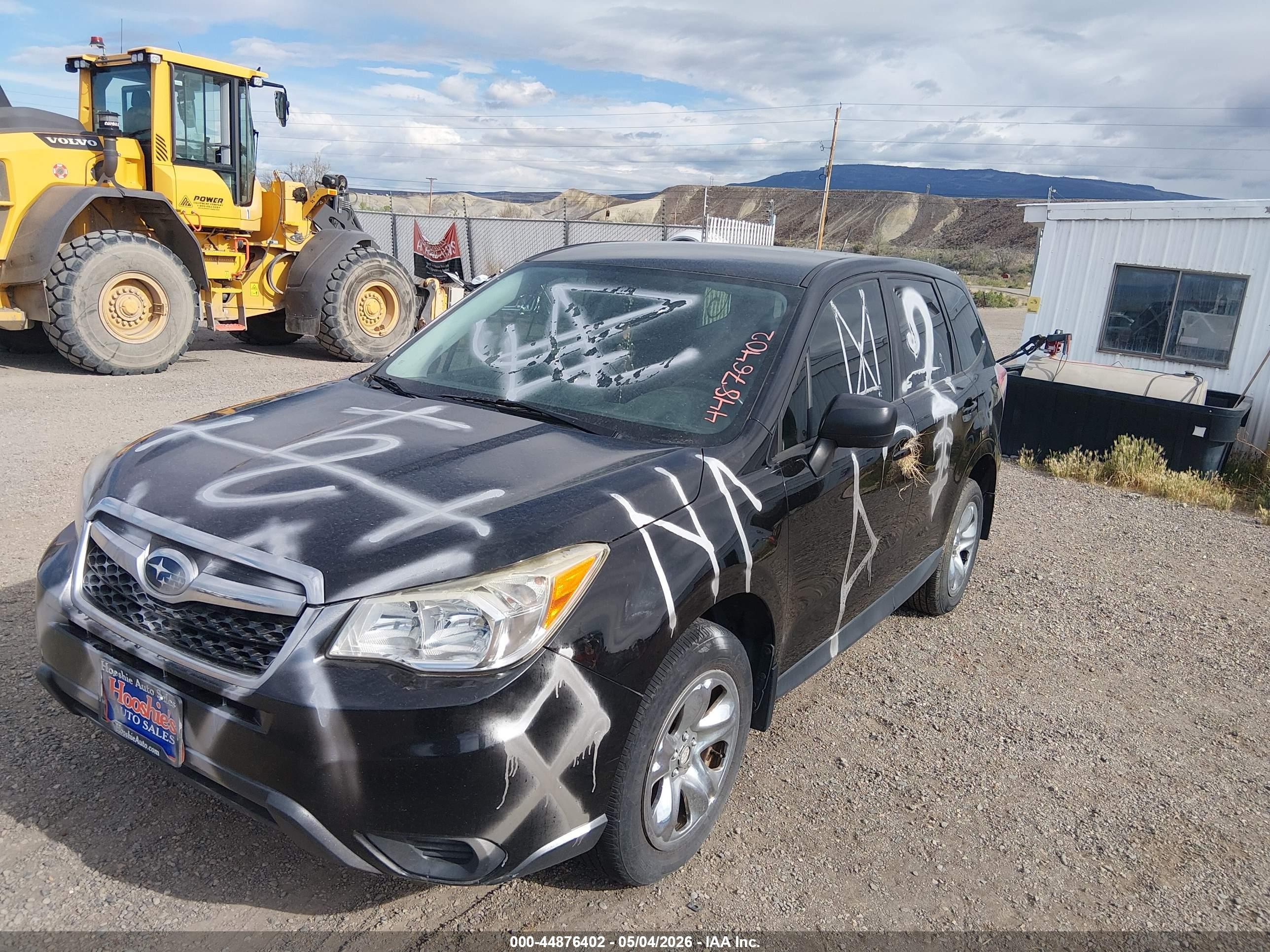 2014 Subaru Forester 2.5i Black vin: JF2SJAAC7EH522171