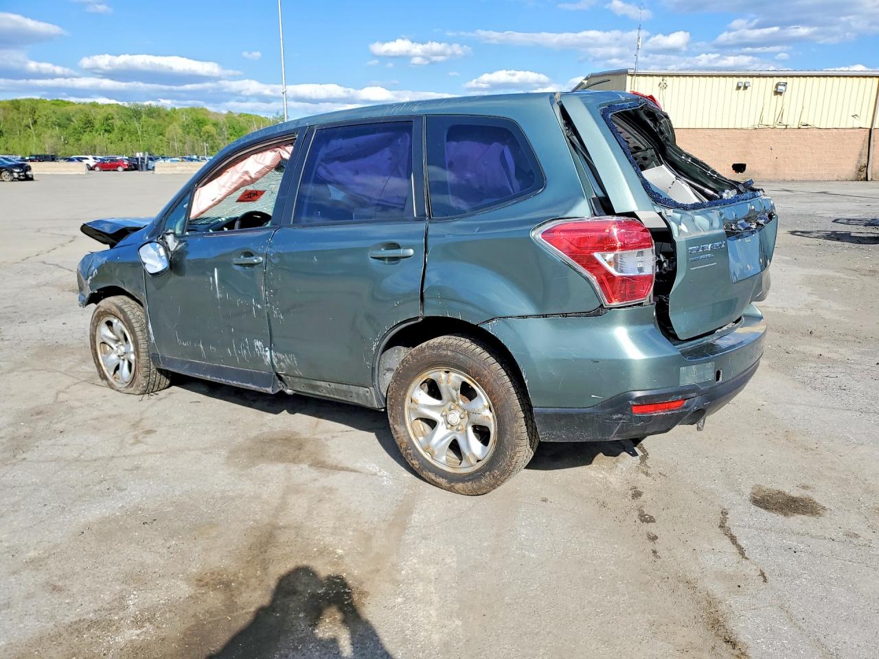 2015 Subaru Forester 2.5i Green vin: JF2SJAAC7FH821757