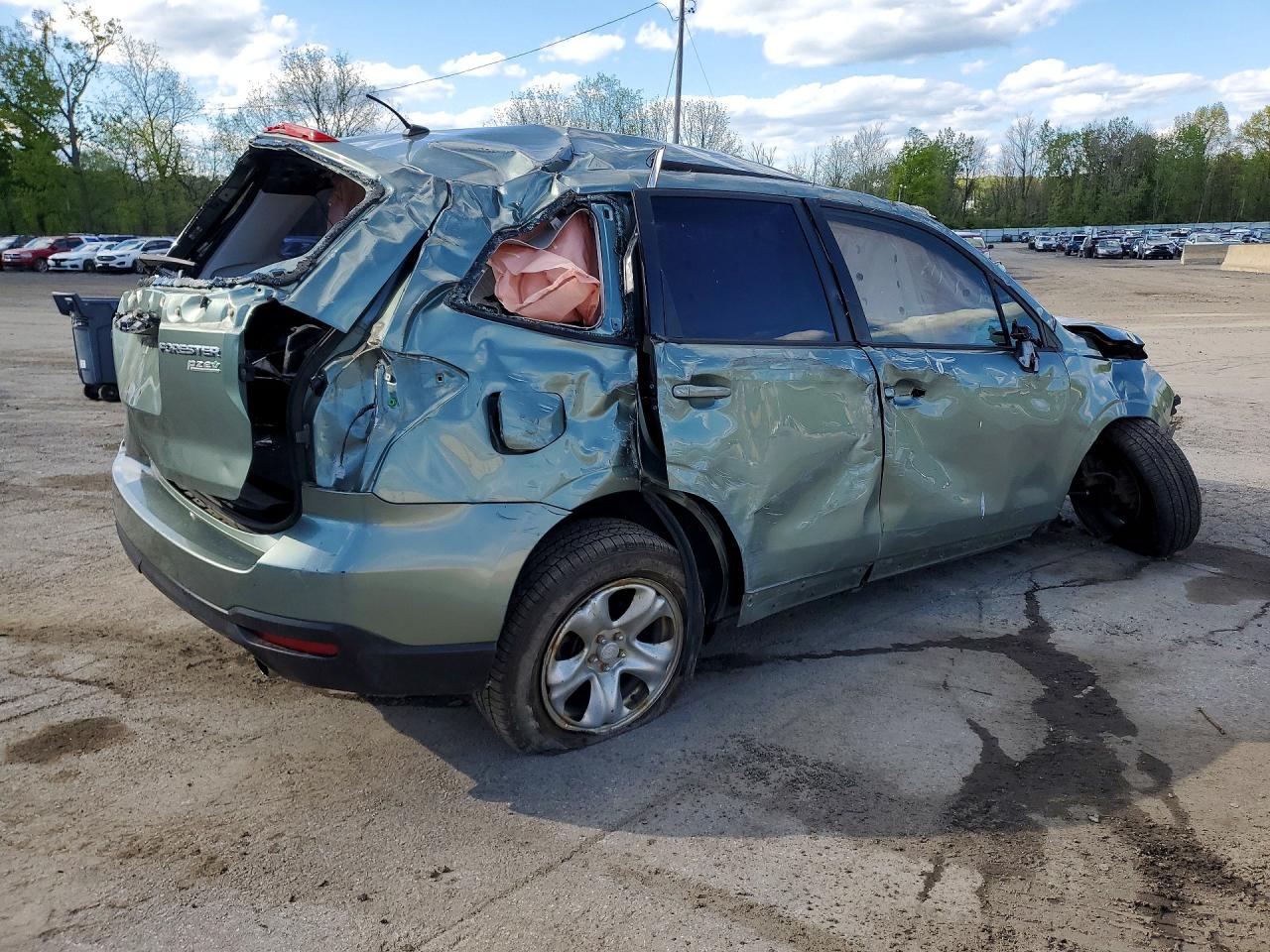 2015 Subaru Forester 2.5i Green vin: JF2SJAAC7FH821757
