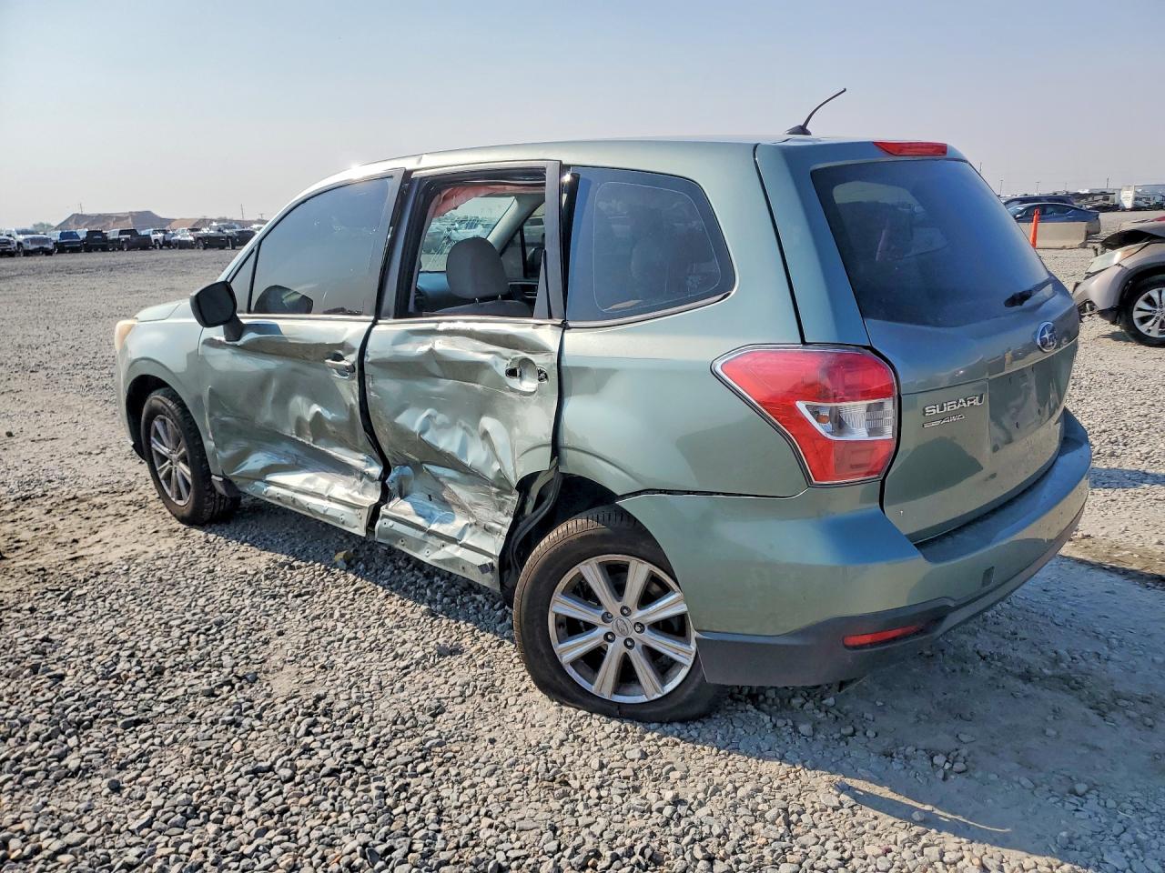 2014 Subaru Forester 2.5i Green vin: JF2SJAAC8EG440035