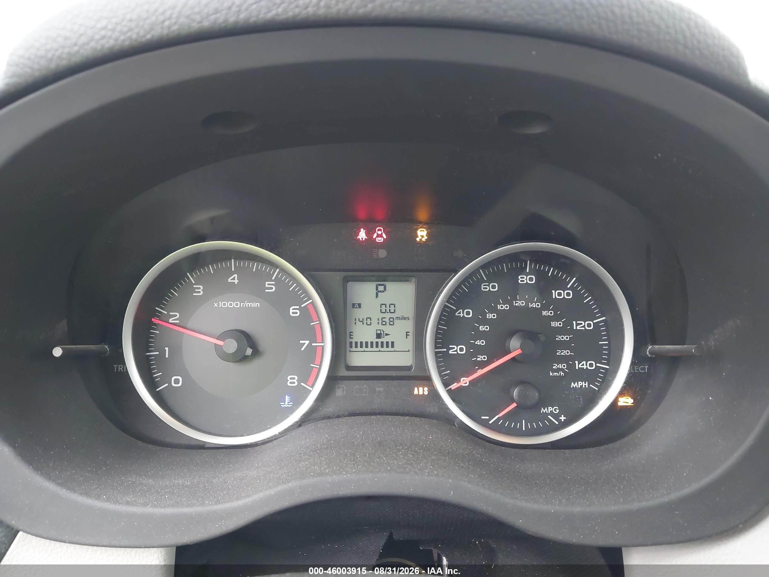 2014 Subaru Forester 2.5i Red vin: JF2SJAAC8EH417543