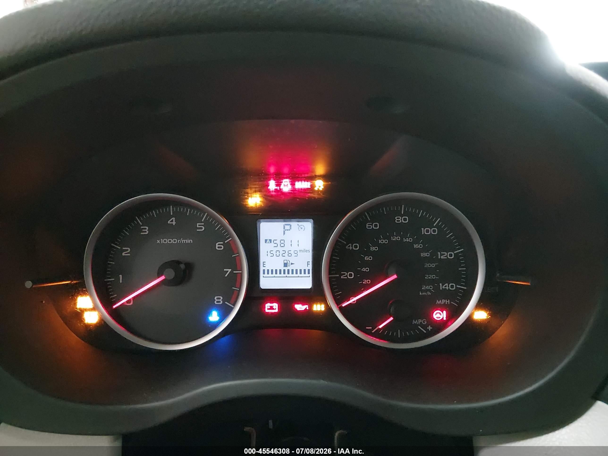 2014 Subaru Forester 2.5i White vin: JF2SJAAC8EH423004