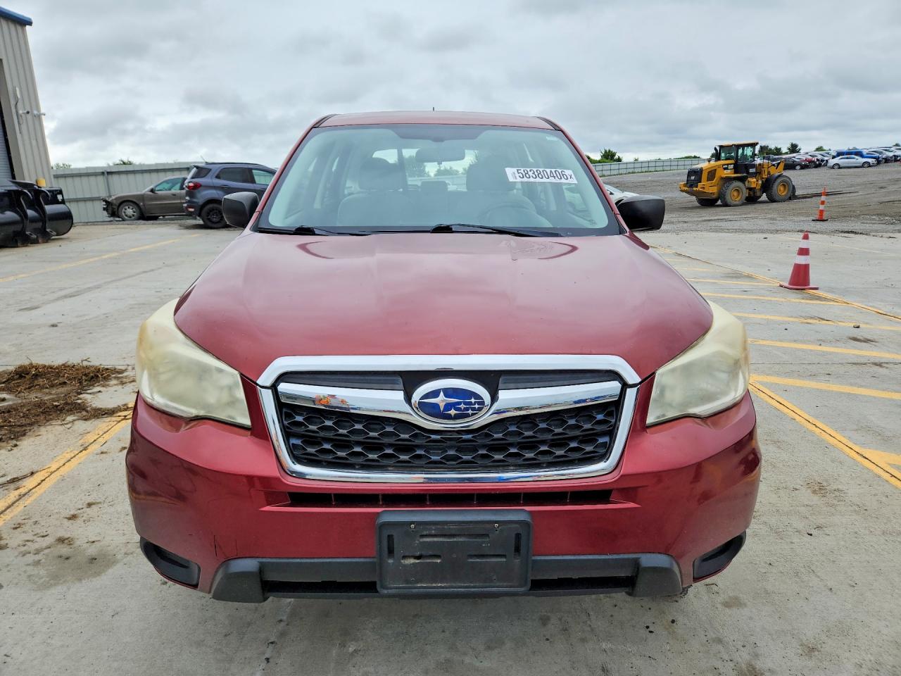 2014 Subaru Forester 2.5i Red vin: JF2SJAAC8EH445956