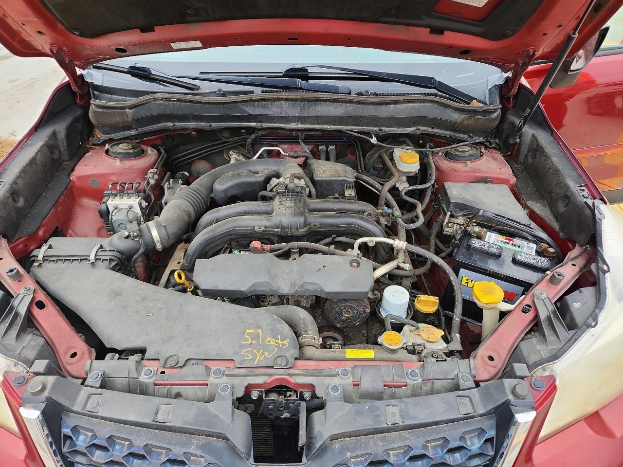 2014 Subaru Forester 2.5i Red vin: JF2SJAAC8EH445956