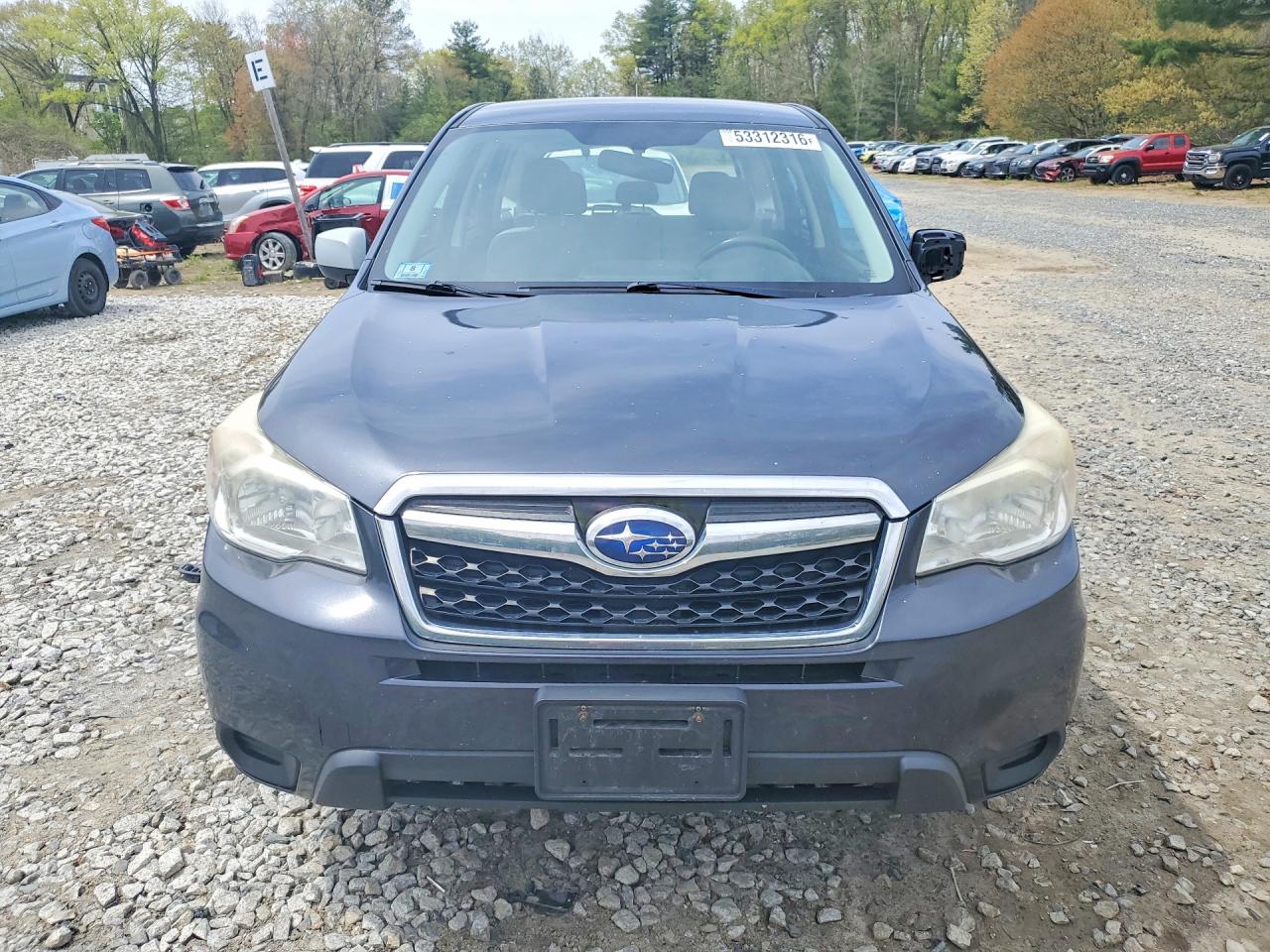 2014 Subaru Forester 2.5i Gray vin: JF2SJAAC8EH484126