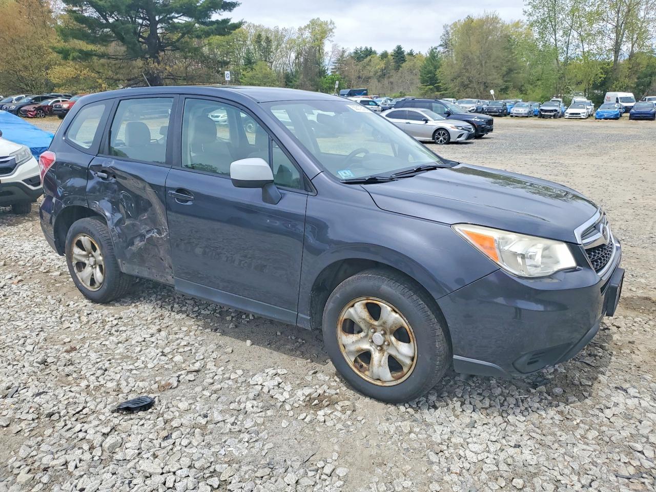 2014 Subaru Forester 2.5i Gray vin: JF2SJAAC8EH484126